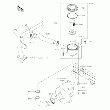 Air Cleaner-Belt Converter