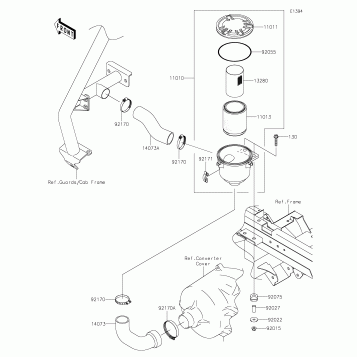 Air Cleaner-Belt Converter