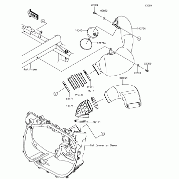 Air Cleaner-Belt Converter