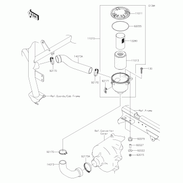 Air Cleaner-Belt Converter