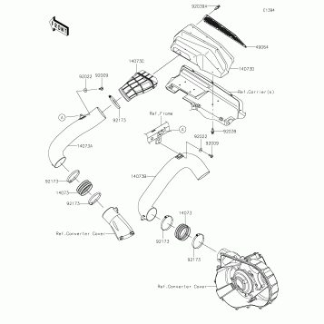 Air Cleaner-Belt Converter