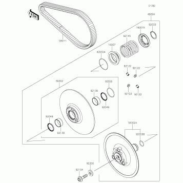 Driven Converter/Drive Belt
