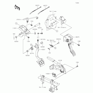 Brake Pedal/Throttle Lever