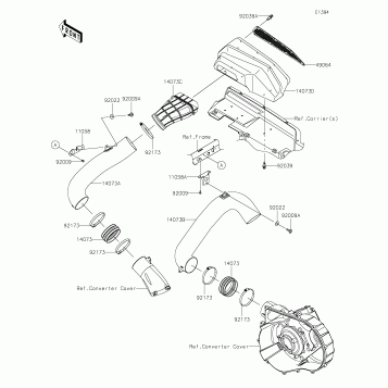 Air Cleaner-Belt Converter