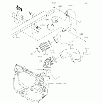 Air Cleaner-Belt Converter