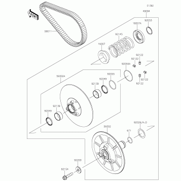 Driven Converter/Drive Belt
