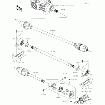 Drive Shaft-Propeller