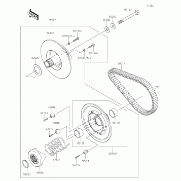 Driven Converter/Drive Belt