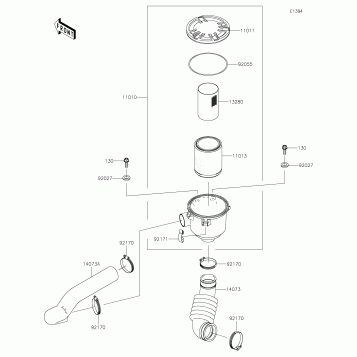 Air Cleaner-Belt Converter
