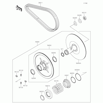 Driven Converter/Drive Belt