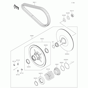 Driven Converter/Drive Belt