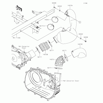 Air Cleaner-Belt Converter