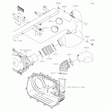 Air Cleaner-Belt Converter