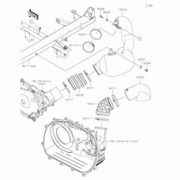 Air Cleaner-Belt Converter