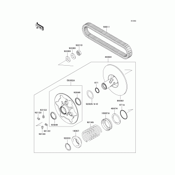 Driven Converter/Drive Belt