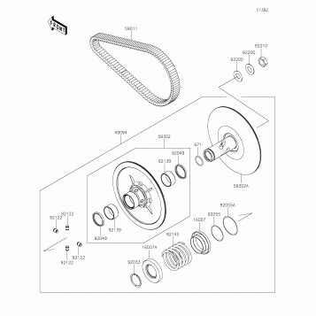 Driven Converter/Drive Belt
