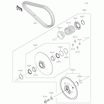 Driven Converter/Drive Belt
