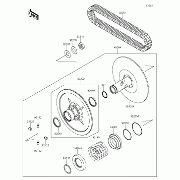 Driven Converter/Drive Belt