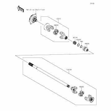 Drive Shaft-Propeller