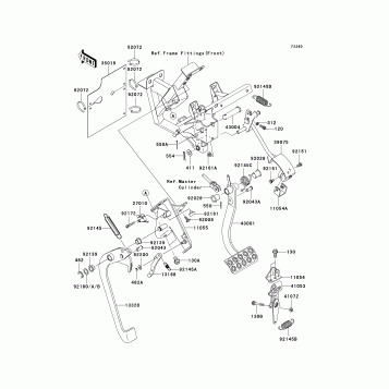 Brake Pedal/Throttle Lever
