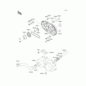 Converter Cover/Drive Belt