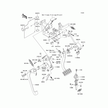Brake Pedal/Throttle Lever