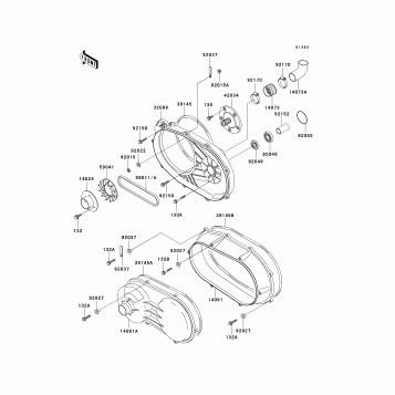 Converter Cover/Drive Belt