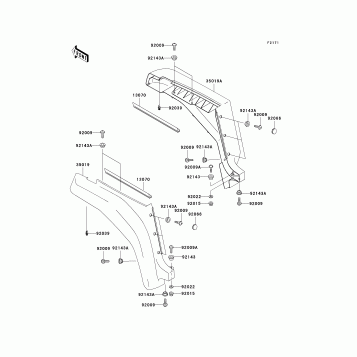 Front Fender(s)(KAF620-F1)