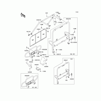 Guards/Cab Frame(KAF620-G1-G3)