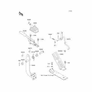 Brake Pedal/Throttle Lever