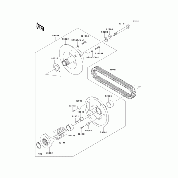 Driven Converter/Drive Belt