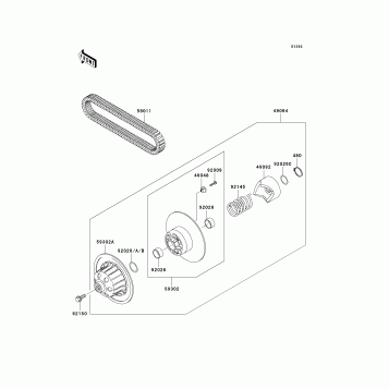 Driven Converter/Drive Belt