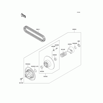 Driven Converter/Drive Belt