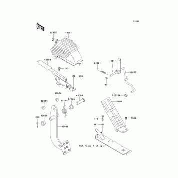 Brake Pedal/Throttle Lever