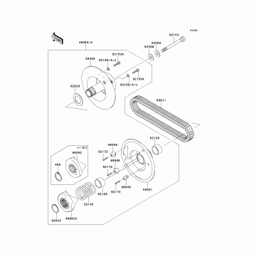 Driven Converter/Drive Belt