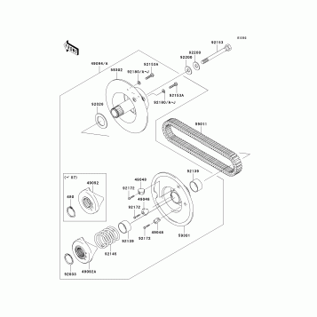Driven Converter/Drive Belt