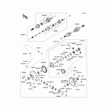 Drive Shaft-Front(JK1AFEA1 9B547192-)
