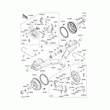 Rear Hubs/Brakes(J7F/J8F)