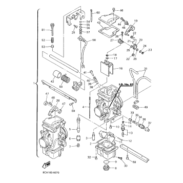 CARBURETOR 2 ID NO 8CA 02