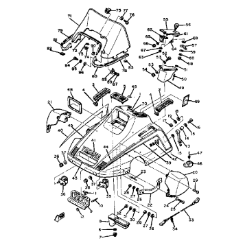 SHROUD - WINDSHIELD SR540E