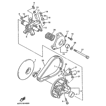 PRIMARY SHEAVE FOR MM600