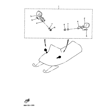 ALTERNATE REAR VIEW MIRROR SET