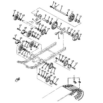 TRACK SUSPENSION 1 SR540E