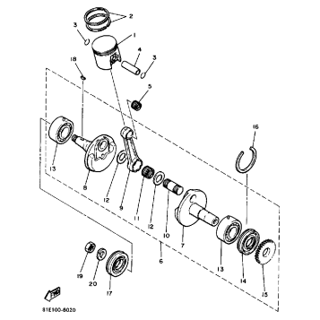 CRANKSHAFT - PISTON