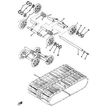 TRACK SUSPENSION-WHEEL