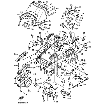 SHROUD - WINDSHIELD SR540K