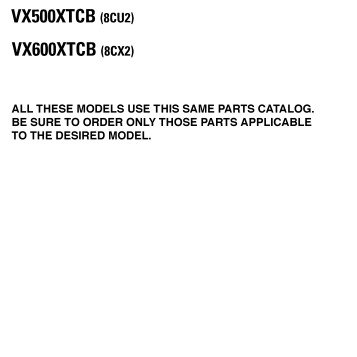 ~MODELS IN THIS CATALOG