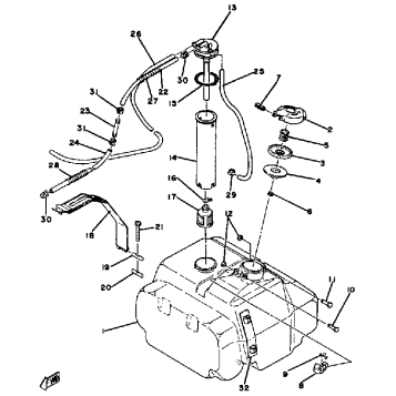 FUEL TANK ET340TF - TG
