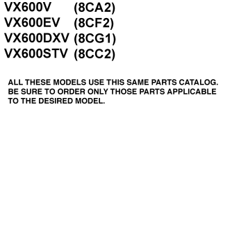 ~MODELS IN THIS CATALOG