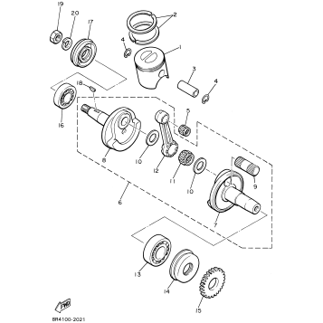 CRANKSHAFT PISTON